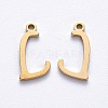 PVD Vacuum Plating 201 Stainless Steel Charms LS-STAS-R105-L-G-1