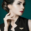 6Pcs Gothic Alloy Lapel Pins for Backpack Clothes JEWB-FH0002-83AG-5