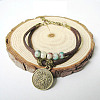 12 Constellations Alloy Charm Bracelets FS-WG9C3CD-08-1