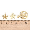 Brass Micro Pave Cubic Zirconia Pendant & Stud Earrings Sets for Women SJEW-F227-01A-G-3