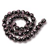 Luminous Handmade Glod Sand Lampwork Beads Strands LAMP-B028-03Q-10mm-3