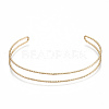 Brass Cuff Bangles Making KK-S354-279-NF-2