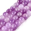 Dyed Natural White Jade Beads Strands G-T138-D03-4