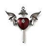 Alloy Enamel Gothic Style Pendants PALLOY-R157-06B-05A-1
