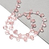 Cherry Quartz Glass Beads Strands G-Q167-A02-02-2