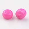 8/0 3mm Baking Paint Glass Seed Beads Loose Spacer Beads X-SEED-S002-K24-2