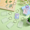 50Pcs Acrylic Photo Frame Keychain ZXFQ-SP0001-01-4