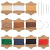 10 Cards 10 Colors Round Waxed Nylon Cord Sets YC-PH0002-42-1