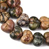 Natural Picasso Stone/Polychrome Jasper Beads G-D098-B02-4