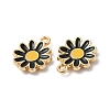 Eco-friendly Alloy Enamel Charms X-PALLOY-M212-09G-3