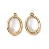 Natural Freshwater Shell Pendants STAS-G397-06G-01-1