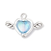 Acrylic & Tibetan Style Alloy Pendants PALLOY-JF04326-3