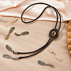 12Pcs 3 Colors Alloy Cord Ends FIND-FH0016-83B-4