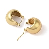 304 Stainless Steel Chunky Crescent Moon Hoop Earrings for Women EJEW-B048-01G-03-2