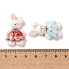 Opaque Resin Cabochons RESI-G121-03-3