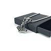 Stainless Steel Animal Goat Head Hammer Pendant Men's Necklaces FS5334-1