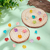 60Pcs 10 Colors Luminous Resin Dairy Cattle Display Decorations DJEW-MA0001-05-4