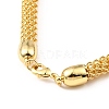 Brass Chain Choker Necklaces NJEW-F313-03G-3