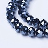 Electroplate Glass Beads Strands EGLA-A044-P1mm-A18-3