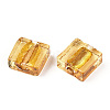 Handmade Silver Foil Lampwork Beads FOIL-S006-12x12mm-07-3