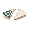 Christmas Theme Alloy Enamel Pendants ENAM-T020-10H-1