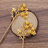 Iron Hair Stick Findings OHAR-PW0001-280G-1