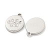 Non-Tarnish 304 Stainless Steel Charms STAS-L278-053P-2