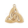 Ion Plating(IP) 304 Stainless Steel Pendants STAS-K242-10G-2