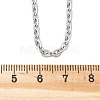 Tarnish Resistant Classic Plain 304 Stainless Steel Mens Womens Cable Chain Necklace Making STAS-P045-03P-4