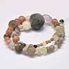 Nuggets Natural & Synthetic Mixed Stone Bead Strands G-M297-09-2