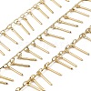 Rack Plating Brass link Chains CHC-A007-11KCG-3