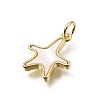 Brass & Natural Shell Pendants SH-CBA7C77-02B-G-2