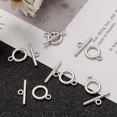 Alloy Toggle Clasps TIBE-EA774Y-P-NR-1