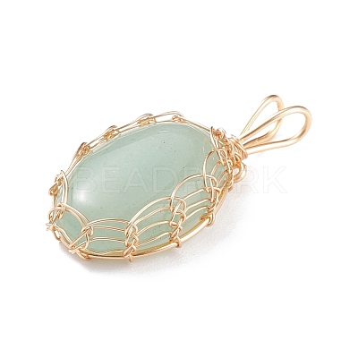 Natural & Synthetic Gemstone Pendants PALLOY-JF01402-1