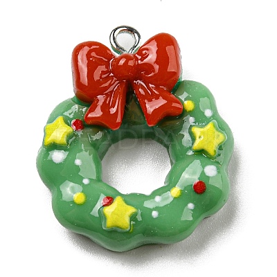 Opaque Resin Pendants CRES-D010-01C-1
