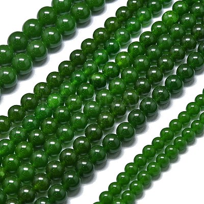 Natural Malaysia Jade Beads Strands G-L645-C01-6mm-05-1