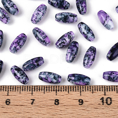 Baking Paint Glass Seed Beads SEED-N008-06F-1
