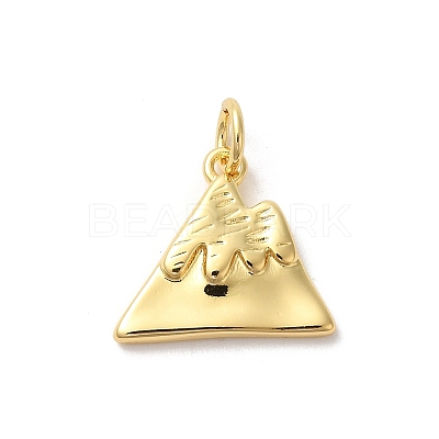 Rack Plating Mountain Brass Pendants KK-Z056-07G-1
