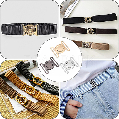 6Sets 3 Colors Zinc Alloy Side Release Buckles FIND-BC0002-43-1