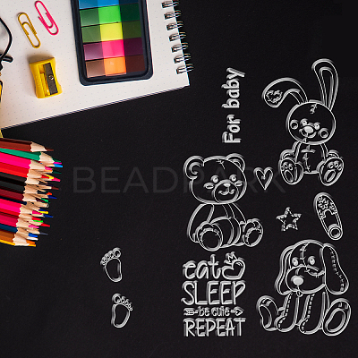 PVC Plastic Stamps DIY-WH0167-56-384-1