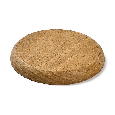 Wood Jewelry Plate Storage Tray WOOD-K010-02-1