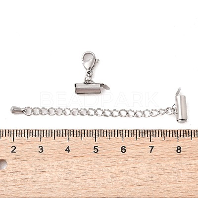 Tarnish Resistant 304 Stainless Steel Curb Chain Extender STAS-M061-05P-01-1