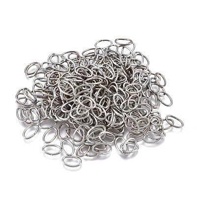 Tarnish Resistant 304 Stainless Steel Open Jump Rings STAS-F250-11P-N-1