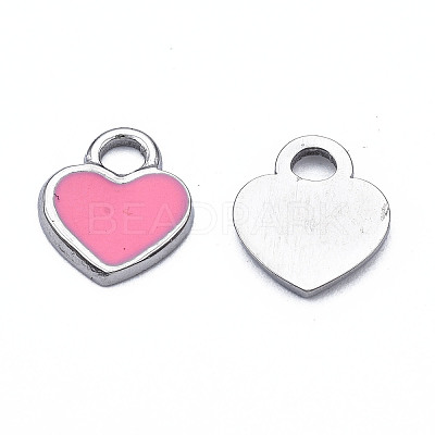 201 Stainless Steel Charms STAS-S080-045P-07-NR-1