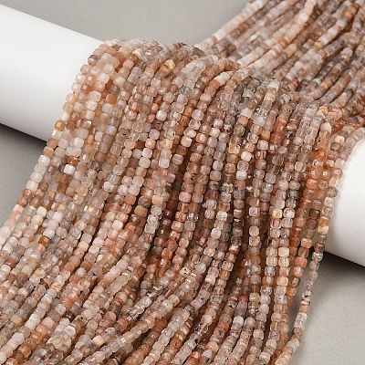 Natural Sunstone Beads Strands G-RM2025-C30-B-1