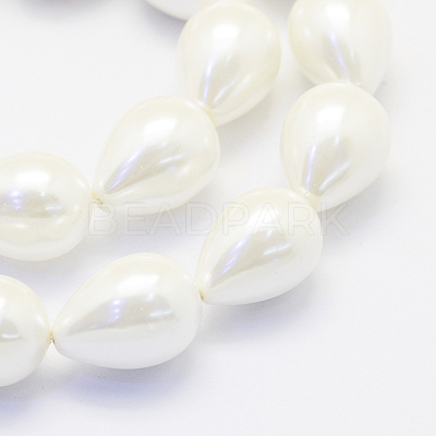 Shell Pearl Beads Strands BSHE-P024-10-1