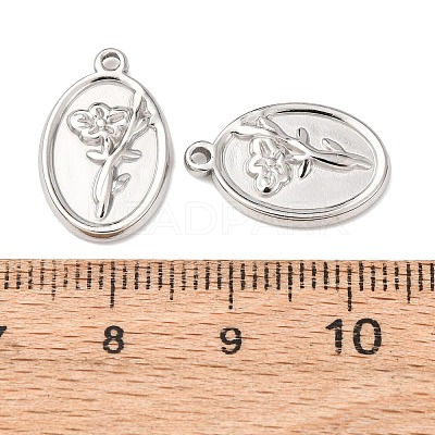 304 Stainless Steel Pendants STAS-I358-12P-04-1