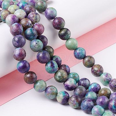 Natural Calcite Beads Strands G-K317-A07-04-1