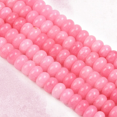 2 Strands Dyed Natural White Jade Beads Strands G-PA0001-23C-1