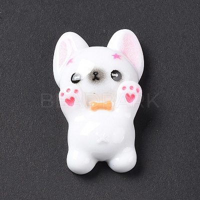 Opaque Resin Cabochons LS-RESI-G065-01A-1